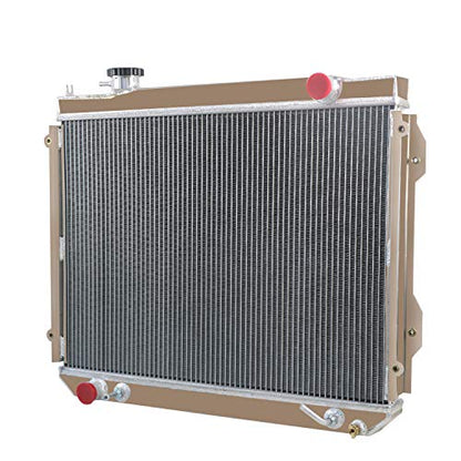 ALLOYWORKS 3 Row All Aluminum Radiator For 1995-2004 Toyota Tacoma 2.4L 2.7L 3.4L L4 V6 AT/MT