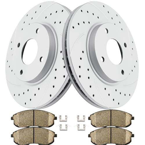 Acinoparts Front Brake Kit for 2009-2014 Nissan Cube 2007 2008 2009 2010 - size: ABK31463