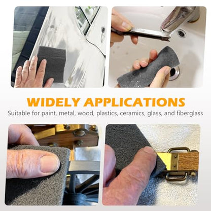 Gray Scuff Pad Roll 5" x 15 ft - Ultra Fine 800 Grit Surface Prep for Auto Body, Woodworking & Paint - color: Gray, style: 5 Inches*15 Feet