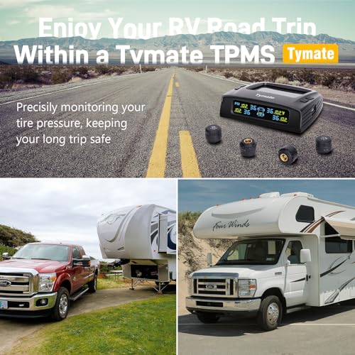 Tymate TM2 RV Tire Pressure Monitoring System, TPMS Set of 4 Sensors - size: 4-Sensors