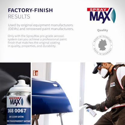 SprayMax 2K Semi Matte Clear Coat | 2K Satin Clear Coat Spray Paint