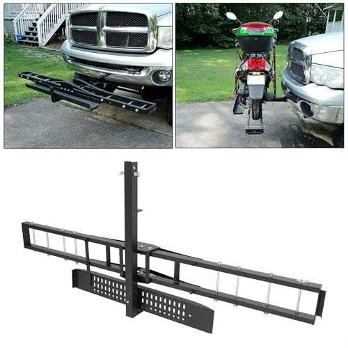 ECOTRIC 500LBS Motorcycle Trailer Hitch Carrier Scooter Dirt Bike Hauler