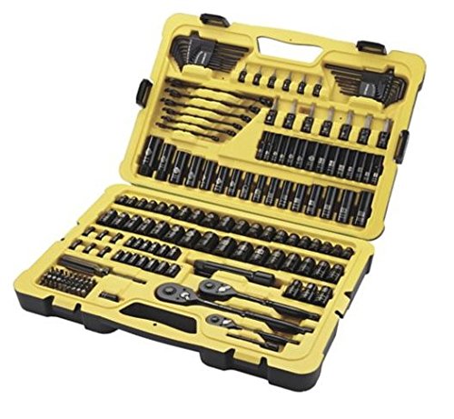 STANLEY 183 Piece Black Chrome Socket Set