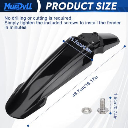 Front Fender for SurRon Light Bee X/S/Segway X160 X260 Dirt Bike Mudguard - style: Front Fender