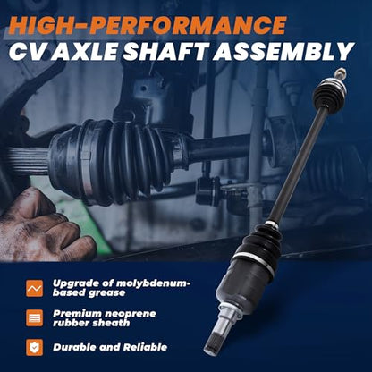 KUIPERAUTO Pair (2) Front CV Axle Shaft Assembly Compatible with Toyota Camry 2007-2011 Hybrid, 2.4L - Front Driver and Passenger Side, Replace# 4341006730 - size: 66-5293 66-5294