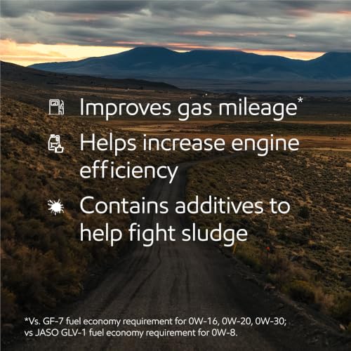 Mobil 1 Advanced Fuel Economy Full Synthetic Motor Oil 0W-20, 5 Quart