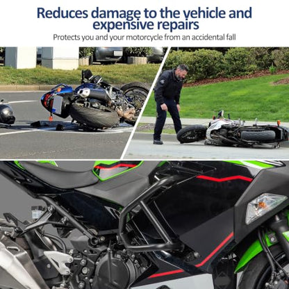 Crash Bar for Kawasaki Ninja 500 400,Frame Engine Guard Protector