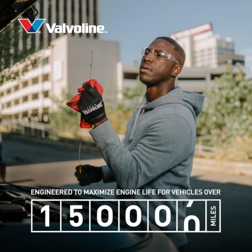 Valvoline High Mileage 150K with MaxLife Plus Technology 10W-30 Motor Oil 5 Quart - size: 5 qt (Pack of 1), style: High Mileage 150K