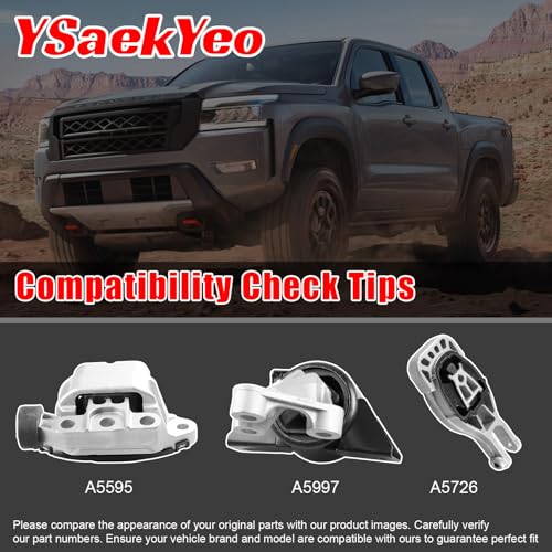 3PCS Engine Motor Mount for Chevrolet Sonic 2013-2016 - size: Sonic 2013-2016