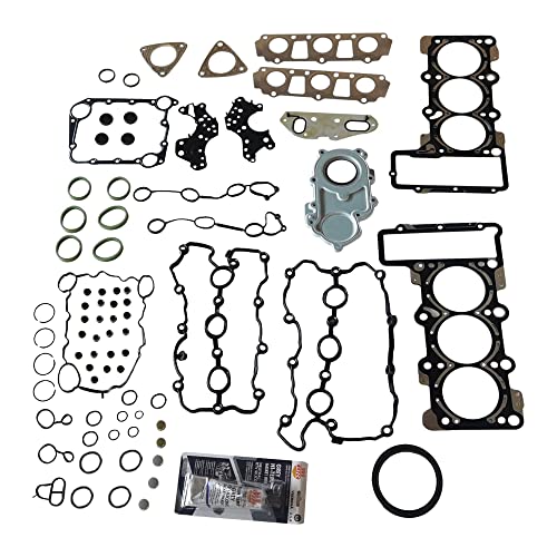 PartsFlow Engine Gasket Kit Seal Set For 2009 2010 2011 2012 2013 2014 2015 2016 2017 Audi A4 A5 A6 S5 Quattro VW Touareg 3.0 - color: 06E103148AG ,06E103149AG
