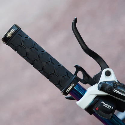 corki Mountain Bike Grips Lock On,Anti-Slip Shock Absorbing Bike Handlebar Grips