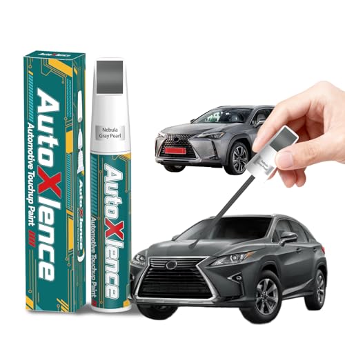 Nebula Gray Pearl(1H9) Car Touch Up Paint Compatible with Lexus - color: Nebula Gray Pearl(1H9) for CT/ES/GS/GX/HS/IS/LS/LX/NX/RC/RC F/RX/UX, style: For Lexus