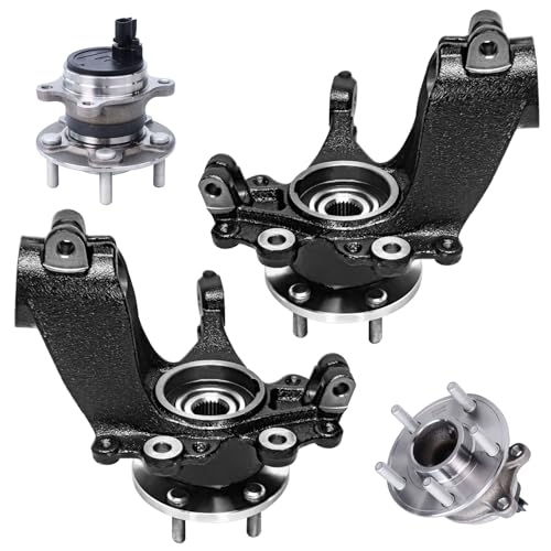 Detroit Axle - 2.0L Steering Knuckles Kit for Ford 2012-2018 Focus - size: 4UW47868/Kit