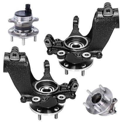 Detroit Axle - 2.0L Steering Knuckles Kit for Ford 2012-2018 Focus - size: 4UW47868/Kit
