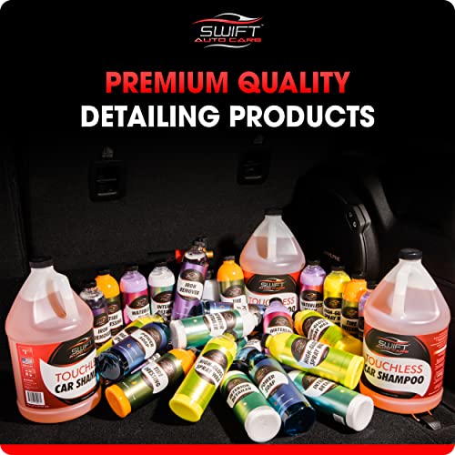 Swift Touchless Ceramic Foamable Wax (5 Gallon) – Spray On/Rinse Off For High-Gloss, Hydrophobic Protective Layer | For Foam Cannon & Foam Pump Sprayer After Car Wash | Wax Cars, Trucks, RV’s & More! - size: 640 Fl Oz (Pack of 1)