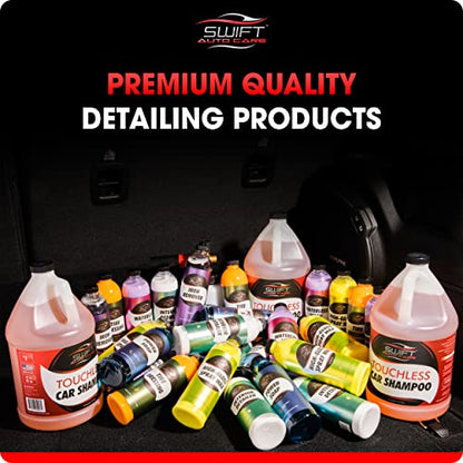 Swift Touchless Ceramic Foamable Wax (5 Gallon) – Spray On/Rinse Off For High-Gloss, Hydrophobic Protective Layer | For Foam Cannon & Foam Pump Sprayer After Car Wash | Wax Cars, Trucks, RV’s & More! - size: 640 Fl Oz (Pack of 1)
