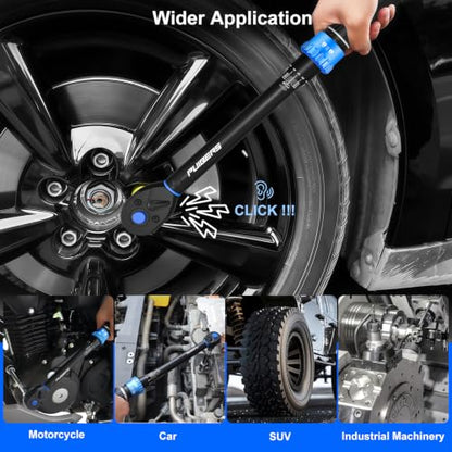 1/2-Inch Drive Torque Wrench Set, 10-170 ft-lb Dual Scale - size: 1/2" 10-170 FT.LB - 22 Pcs