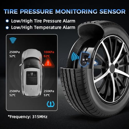 SORGHUM TPMS Sensors Tire Pressure Monitoring System Compatible with Nissan Rogue 2008-2013 Altima 2007-2012 Pathfinder 2003-2012 Infiniti G35 2003-2008 G37 2008-2010 Replace# 40700-3AN0A Set of 4 - color: Gloss Black-40700-3AN0A