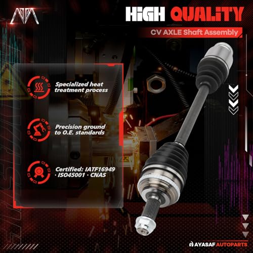 66-4199 Front CV Axle Shaft Assembly For Honda Pilot 06-08 3.5L V6 - size: 66-4199