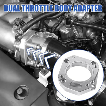 JDMSPEED RBC/RRC Dual Throttle Body Adapter (62/70mm, Both Sizes) K20 K24