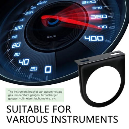 Single Gauge Mounting Panel, 2 Inch Single Hole Gauge Pod, Meter Gauge Mounting Bracket Pod, Pillar Mount Pod Holder Car Accessories, for Auto, Truck, Boat
