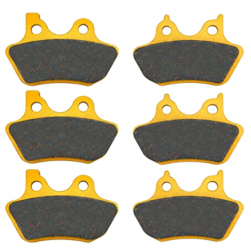 Traild Ceramic Brake Pads for Harley-Davidson Dyna 2000-2007 Front & Rear