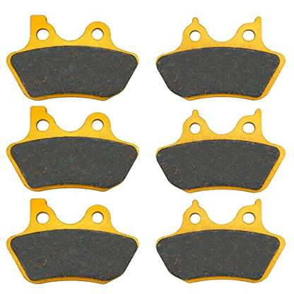 Traild Ceramic Brake Pads for Harley-Davidson Dyna 2000-2007 Front & Rear