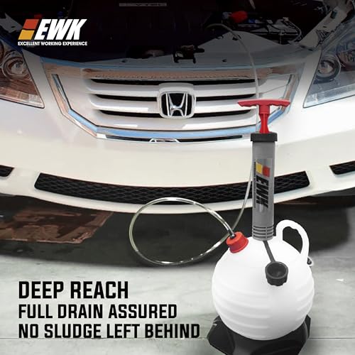 EWK 6L Manual Fluid Transfer Pump, Portable Fluid Extractor - size: 6L