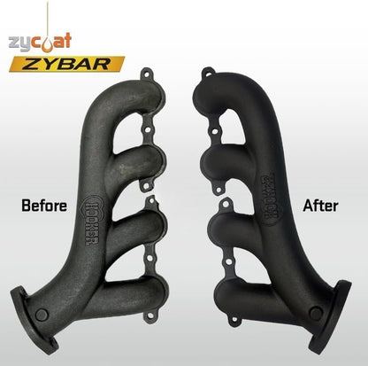 ZyCoat ZyBar 11004 High Temperature Coating - Midnight Black, 4 Ounce - 2 Pack - size: 4 Ounce
