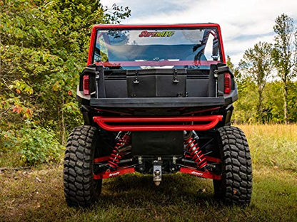 SuperATV Heavy Duty Insulated Rear Cooler/Cargo Box for Polaris General 1000 / General 4 (2016+) - Sealed Lid Keeps Ice in & Mud Out