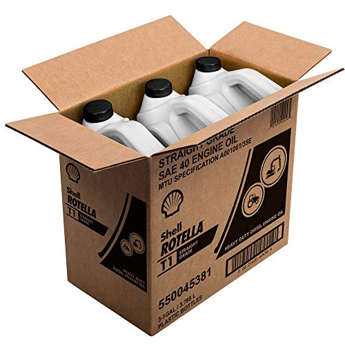 ROTELLA 550045381-3PK T1 40 1 Gal. 3pk. Cf/CF-2 Motor Diesel Oil, 1 Gallon, 3 Pack - size: 1 Gallon, Pack of 3, style: New Packaging