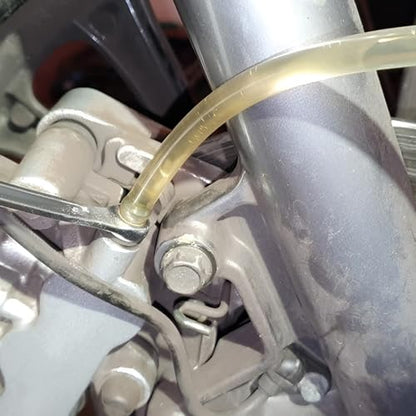 Brake Bleeder Hose, One Way Check Valve Clutch Bleeding Tool for Car, with Caps - color: With Caps