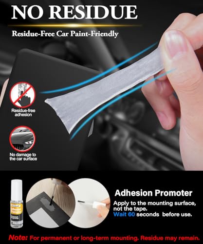 PHIXBEAR 300°F High Temperature Heavy Duty Double Sided Foam Tape with Adhesion Promoter - 20FT x 0.5" Waterproof Mounting Tape for LED Strips & Automotive Trim