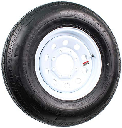 eCustomrim Radial Trailer Tire Rim Assembly ST235/80R16 16 Inch White 8 Lug