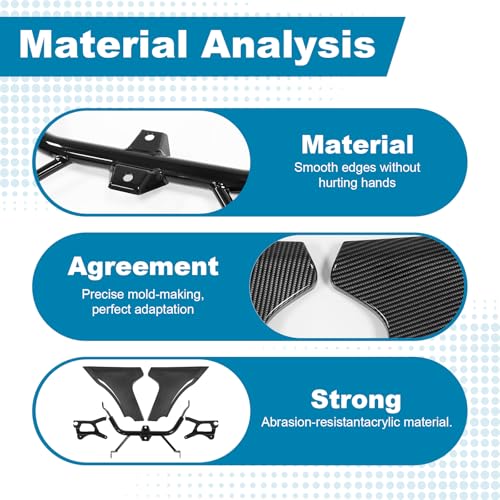 Side Fairing Panel Bracket Kit for Harley CVO Road Glide ST - color: Carbon Fiber Pattern