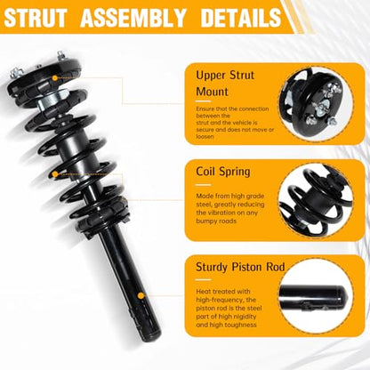 Front Struts Assembly Compatible with Honda Accord 1998-2002