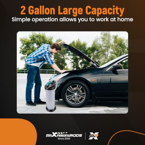 maXpeedingrods 2 Gallon/7.5L Manual/Pneumatic Oil Extractor Pump - size: 7.5L,Pneumatic/Manual