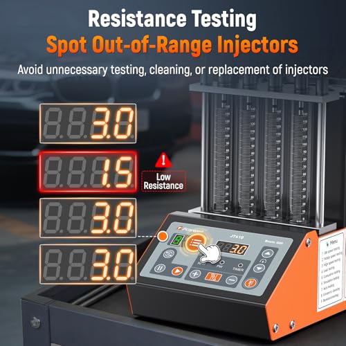 FOXWELL JT410 Fuel Injector Tester & Cleaner Machine with Ultrasonic Clean
