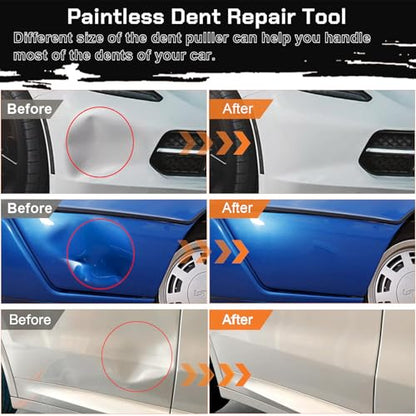 Dent Remover Tool for Car,3-Pack Car Dent Puller Kit - Suction Cup Dent Remover Tool,Handle Lifter for Car Body,Glass,Screens,and Objects,Dent Repair Kit for Easy Removal