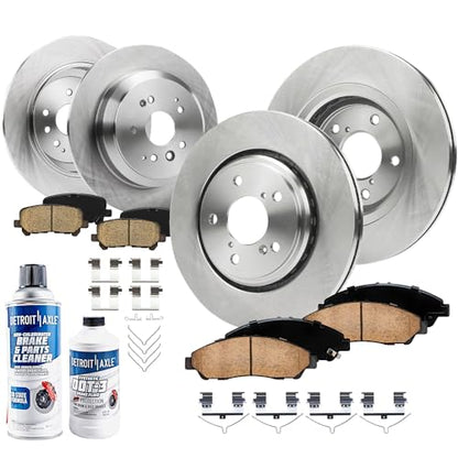 Detroit Axle - 10pc Brake Kit for 2014-2016 Acura MDX - size: 10PR53398/KIT