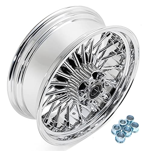 TOFR 21x3.5 16x5.5 Chrome Front Rear Wheels For Harley Dyna FXDB FXD 08-17 - color: 21x3.5 16x5.5 Chrome, size: Dyna 2008-2017