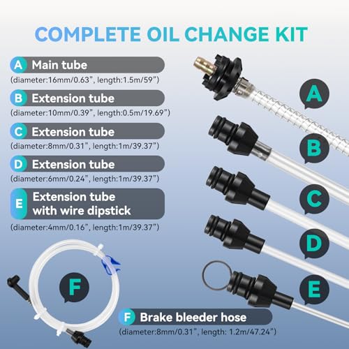 Poafamx Manual Oil Extractor Pump 9.5L, Fluid Extractor Pump 2.5 Gallon - size: 9.5L