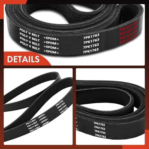 A-Premium Serpentine Belt 7-Rib 70.14 In, Replace # 38920RAAA03