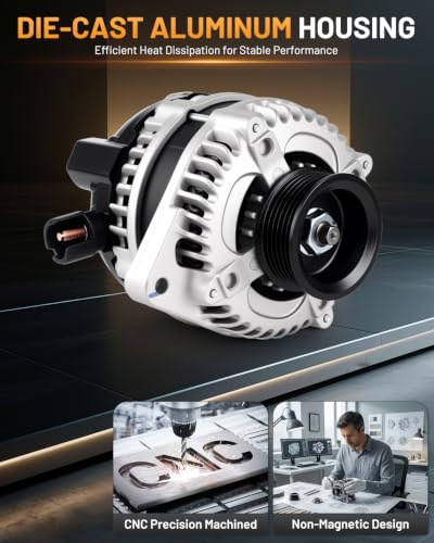 Alternator 11391 130A Fit for Honda Odyssey 2008-2010 - size: 11391N