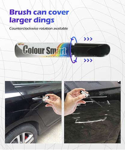 SCUARI Touch Up Paint Pen,Car Paint Pen,Car Paint Scratch Repair,Car Accessories Car Scratch Remover Pen,Car Touch Up Paint,Car Paint Scratch Repair,Paint Pen for Cars Paint Scratch Repair (Black) - color: Black