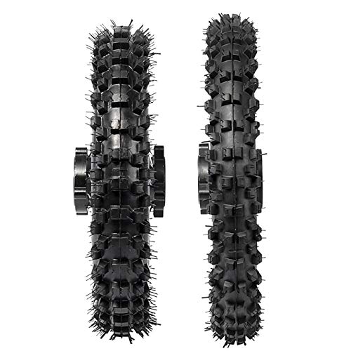 60/100-14 Front & 80/100-12 Rear Disc Brake Wheel Rim Tires With 15 Bearing for Pit Dirt Bike