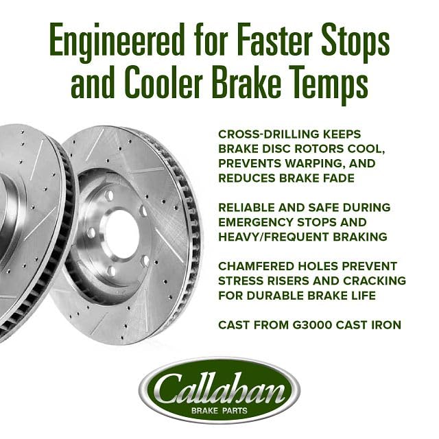 Callahan Brake Parts Front & Rear Brake Kit for Honda Civic EBYK038289