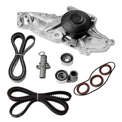 Timing Belt Kit Water Pump, Fit For 2003-2018 Honda Accord Odyssey Pilot - size: TKH002