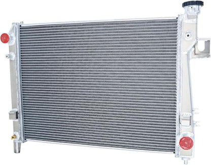 4 Row All aluminum Radiator Replacement for 2004-2008 2009 Dodge Ram 1500 2500 3500 SLT V8 5.7L 2005 2006 2007