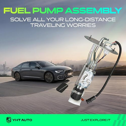 YHTAUTO Center Tank Fuel Pump Assembly with Sending Unit for Ford